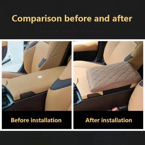 Car Armrest Cover | Memory Foam & Waterproof Microfiber | Universal Fit
