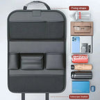 Car Back Seat Organizer | Foldable Tray & Tablet Holder | Fits Most Cars