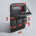 Car Back Seat Organizer | Foldable Tray & Tablet Holder | Fits Most Cars