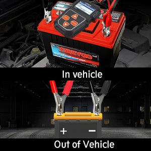 Car Battery Tester | Alternator & Cranking Tests | 12V Compatibility