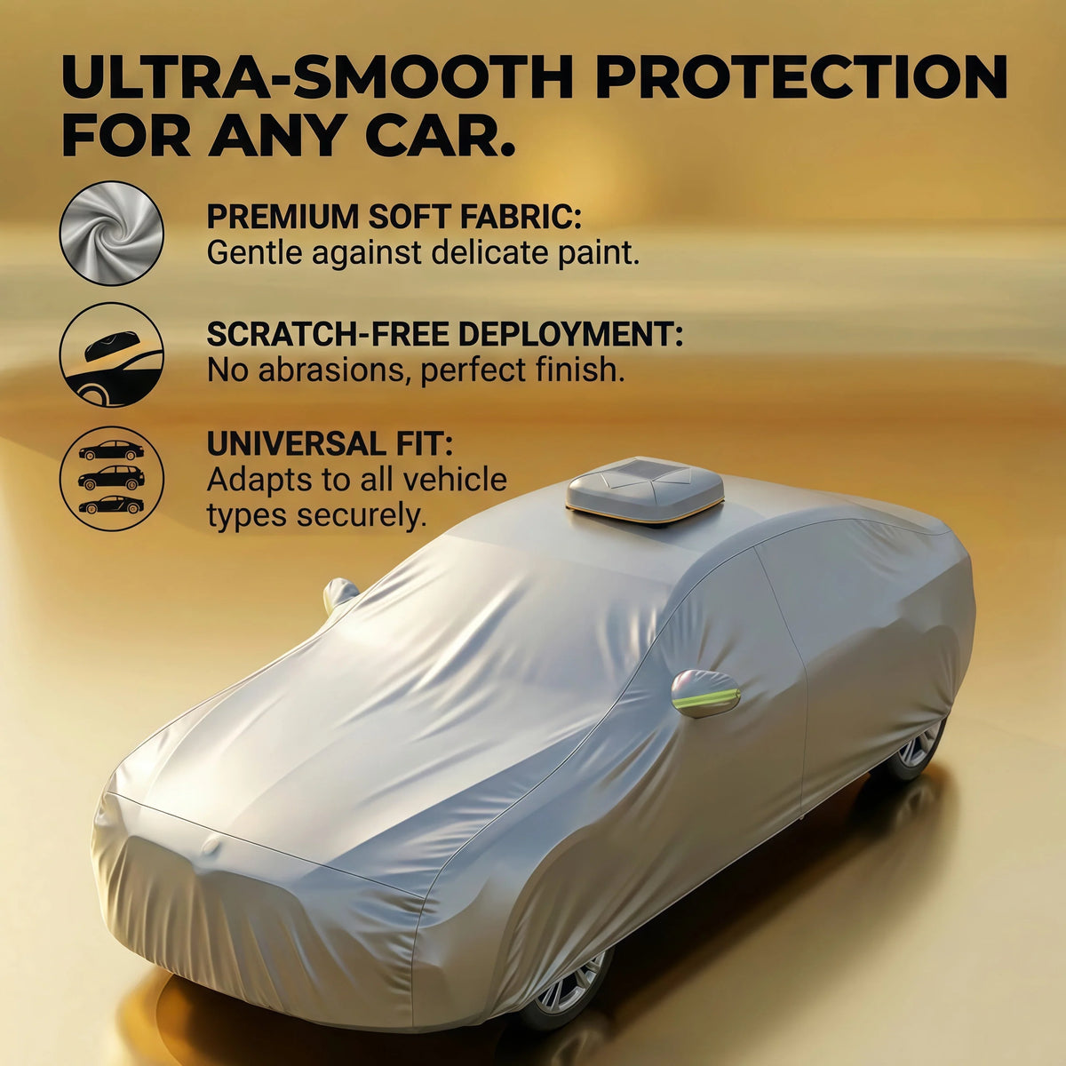 Car Cover | Automatic Waterproof & UV-Resistant | Universal Fit