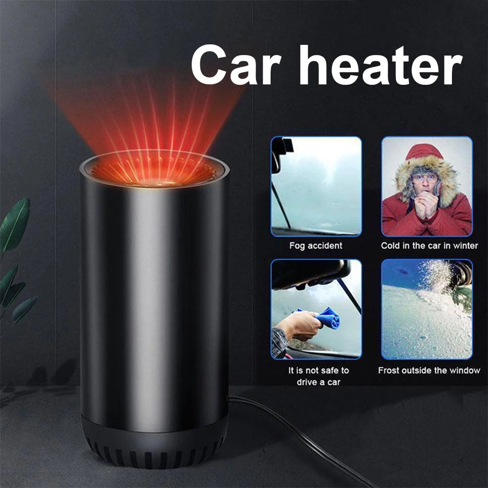 Car Defroster Heater | Fast Heating & Windshield Defogging | 12V Plug-In
