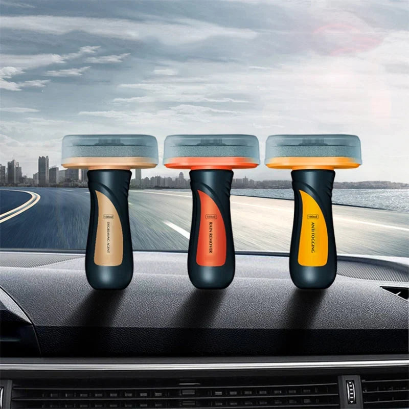 Car Glass Cleaner | Water-Repellent & Anti-Fog Oil-Film Remover | 100 ml