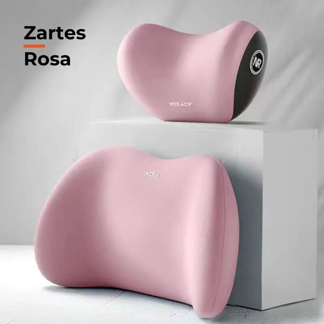 Car Headrest Cushion | Ergonomic Memory Foam & Breathable Polyester