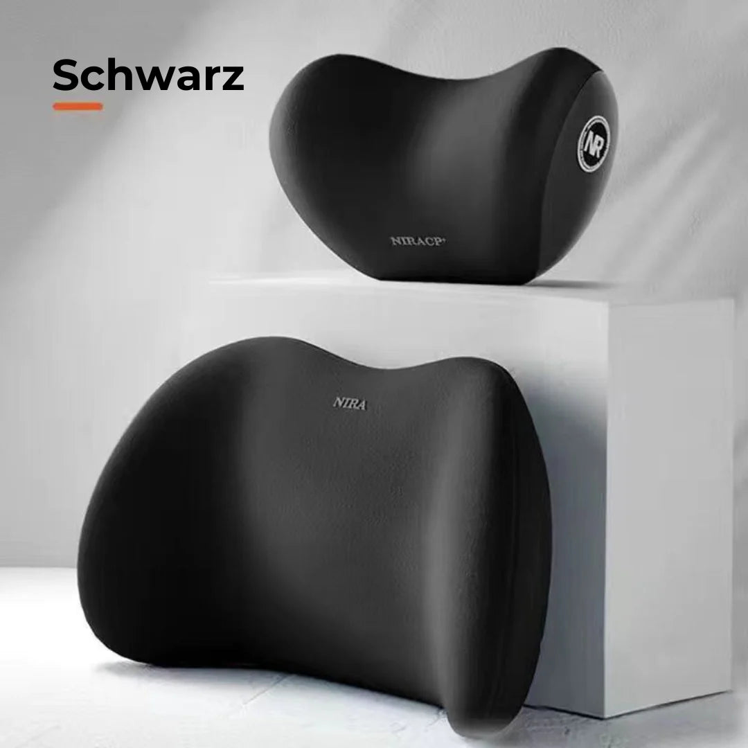 Car Headrest Cushion | Ergonomic Memory Foam & Breathable Polyester