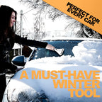 Car Ice Scraper | 12V Heated & LED Light | 14-Foot Cord
