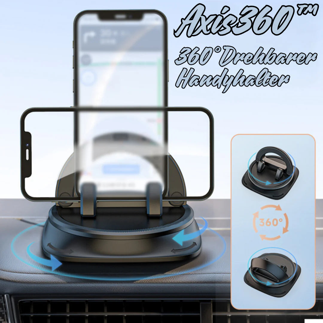 Car Phone Holder | 360° Rotatable & One-Hand Quick Lock | Set Of 2