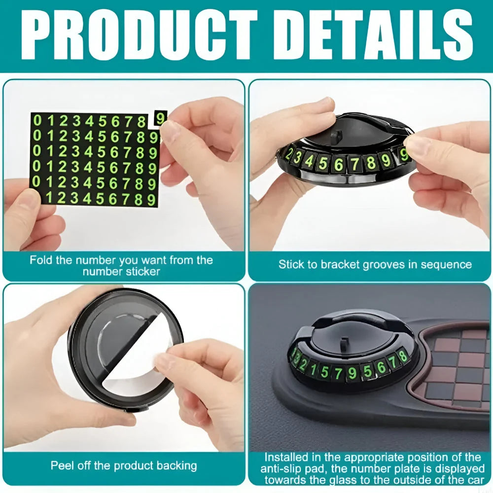 Car Phone Holder | 360° Rotating & Non-Adhesive Anti-Slip | Set of 2