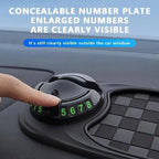 Car Phone Holder | Adjustable One-Handed Grip & 360° Rotation | Dashboard Mount