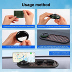 Car Phone Holder | Adjustable One-Handed Grip & 360° Rotation | Dashboard Mount