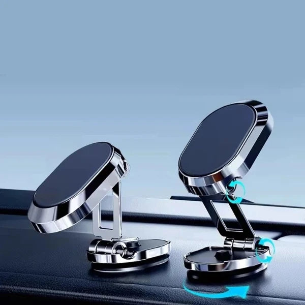Car Phone Holder | Magnetic & Foldable | 720° Adjustable Swivel