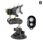 Car Phone Holder | Strong Suction & 960° Rotation | Hidden Rearview Mount