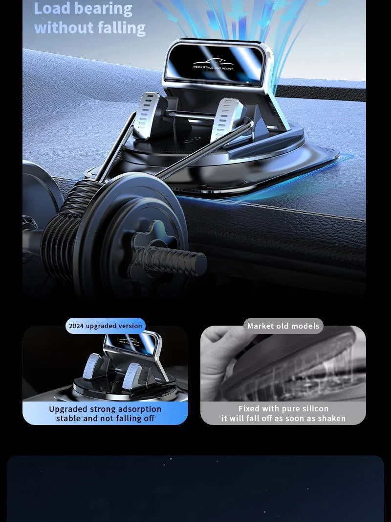 Car Phone Holder | Strong Suction Cup & 360° Rotation