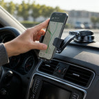 Car Phone Mount | Nano Vacuum Suction & Gravity Locking