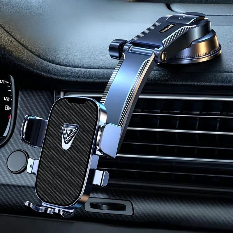 Car Phone Mount | Nano Vacuum Suction & Gravity Locking