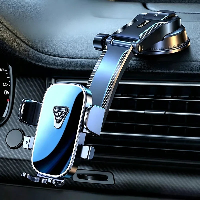 Car Phone Mount | Nano Vacuum Suction & Gravity Locking