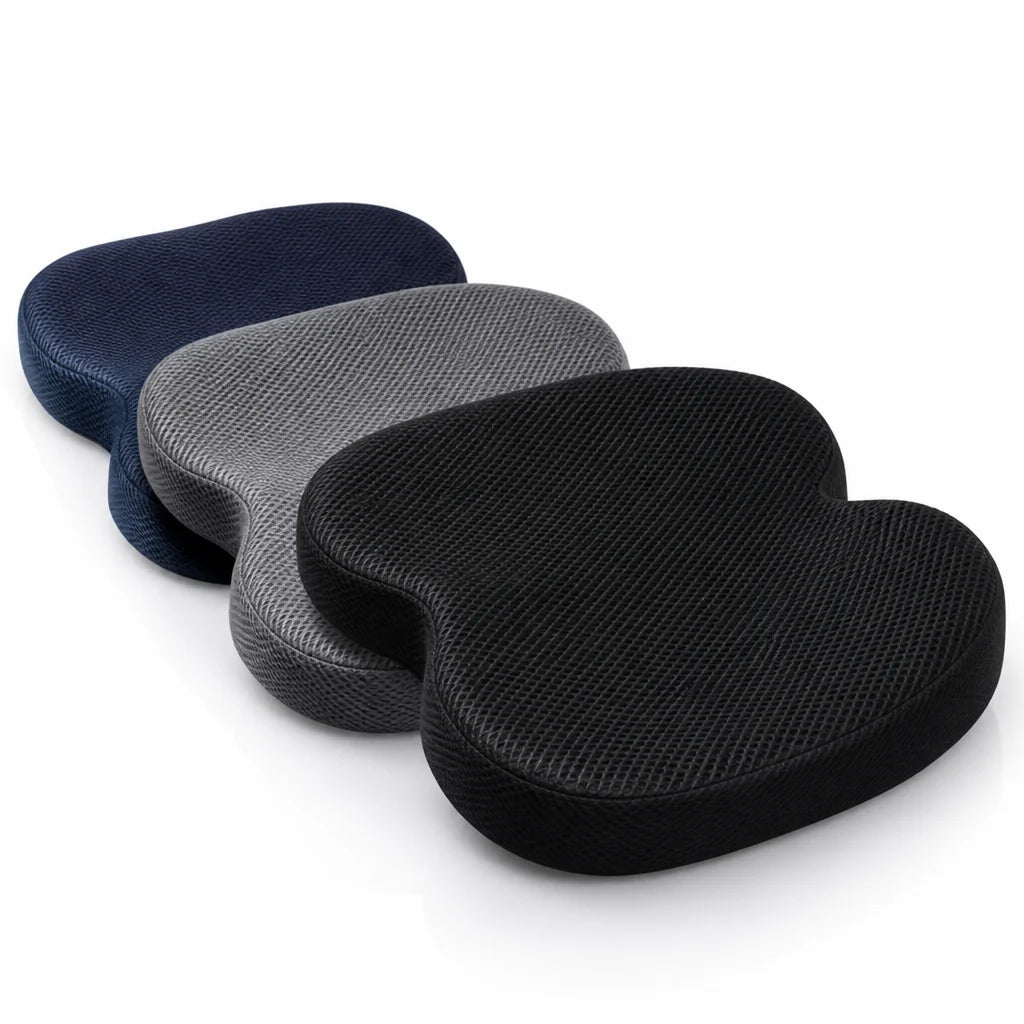 Car Seat Cushion | Ergonomic Pressure-Relieving & Breathable | Removable Washable Cover