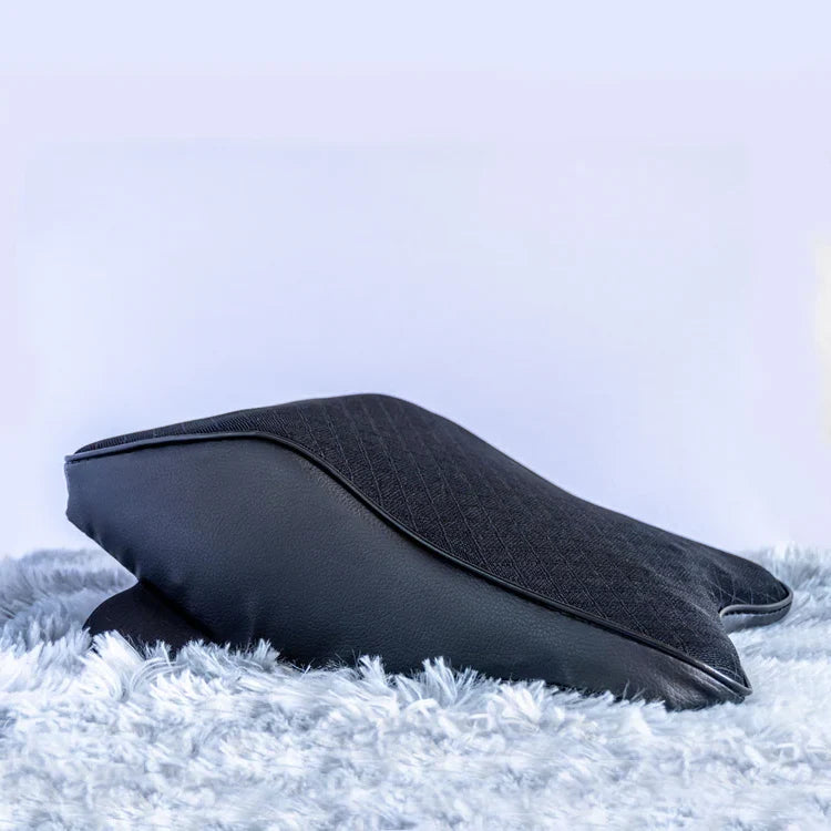 Car Seat Headrest | Ergonomic High-Density Memory Foam | Machine-Washable Cover