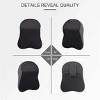 Car Seat Headrest | Ergonomic High-Density Memory Foam | Machine-Washable Cover