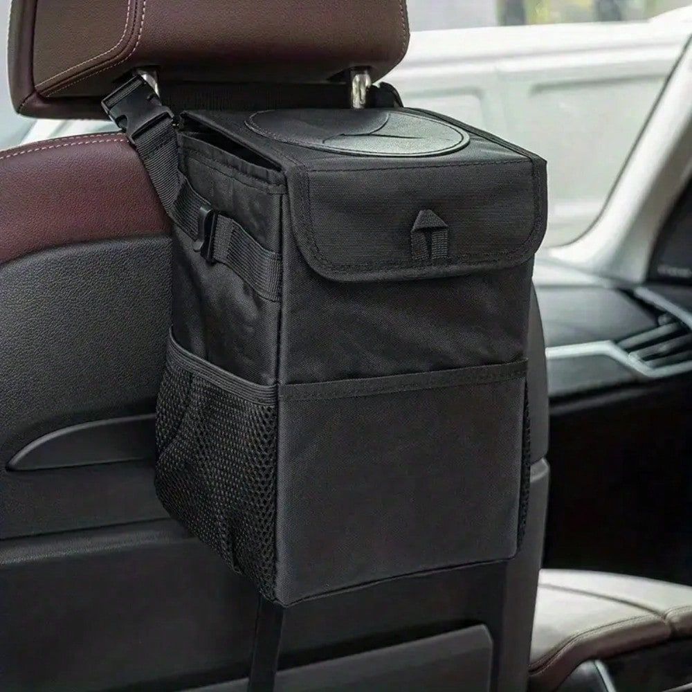 Car Trash Can | Leakproof Nylon & Collapsible