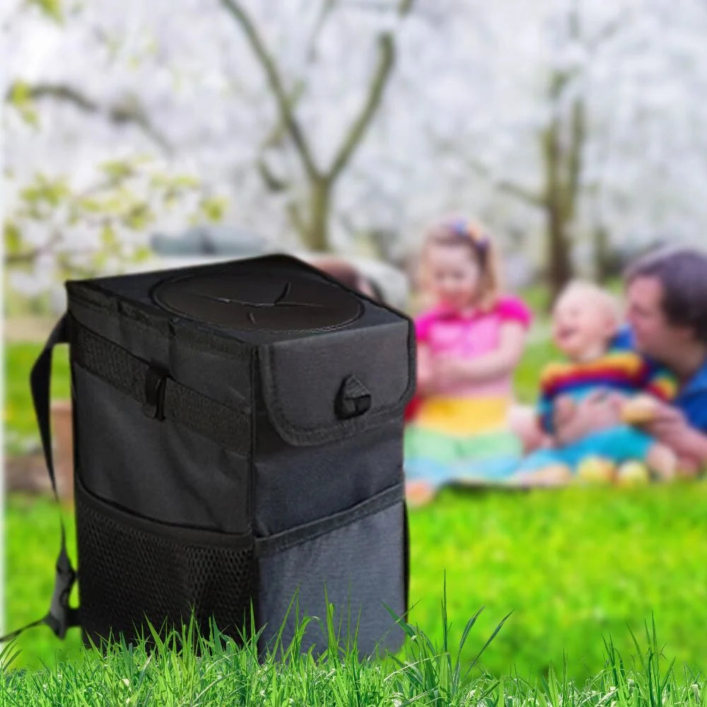 Car Trash Can | Leakproof Nylon & Collapsible