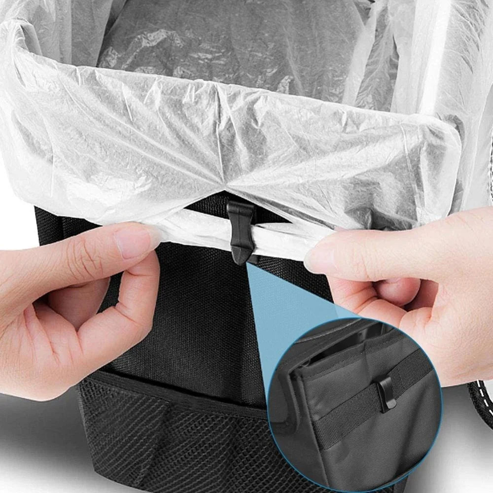Car Trash Can | Leakproof Nylon & Collapsible