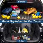 Car Trunk Organizer | 600D Waterproof Polyester & Foldable | 50L Capacity