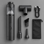 Car Vacuum | Cordless & Handheld Mini-Compact | Includes Accessories
