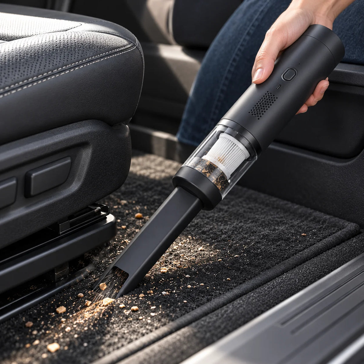 Car Vacuum | Cordless & Handheld Mini-Compact | Includes Accessories
