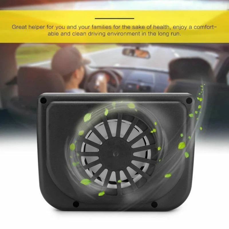 Car Ventilation Fan | Solar-Powered & Battery-Free
