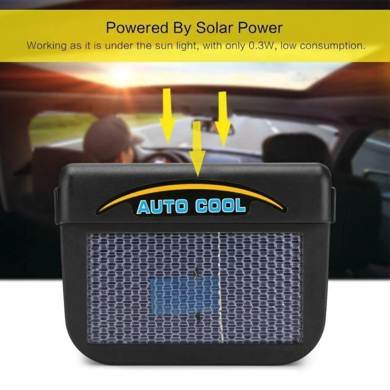 Car Ventilation Fan | Solar-Powered & Battery-Free