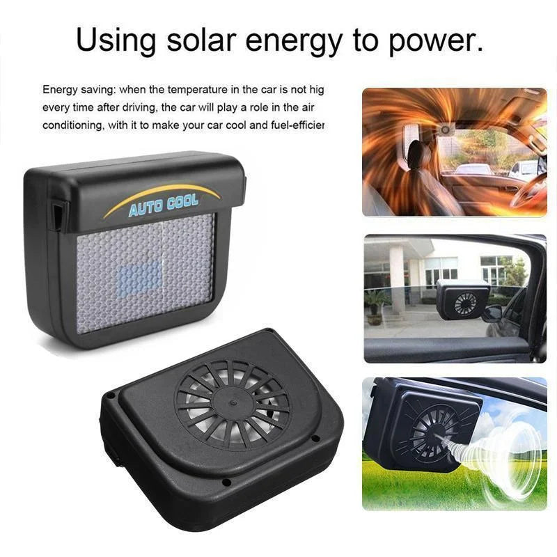 Car Ventilation Fan | Solar-Powered & Battery-Free