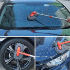 Car Wash Brush | 360° Rotating Head & Detachable Long Handle