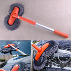 Car Wash Brush | 360° Rotating Head & Detachable Long Handle