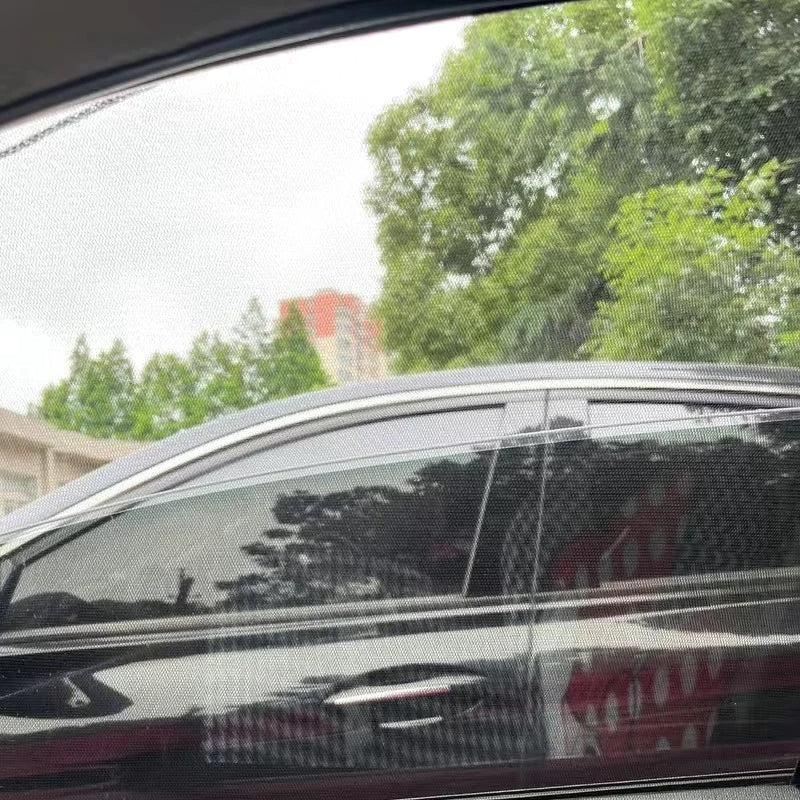 Car Window Mosquito Net | UV Protection & Thermal Insulation | Foldable