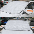 Car Windshield Cover | Magnetic Fit & Side Mirror Protection | Snow & Sun Shield