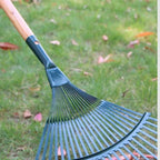 Leaf Rake Head | Carbon Steel & Anti-Rust Coating | Pre-Drilled