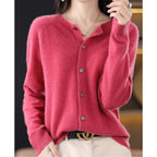 Cardigan Sweater | V-Neck Button Details | Long Sleeve