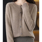 Cardigan Sweater | V-Neck Button Details | Long Sleeve