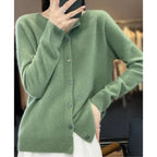 Cardigan Sweater | V-Neck Button Details | Long Sleeve