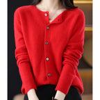 Cardigan Sweater | V-Neck Button Details | Long Sleeve