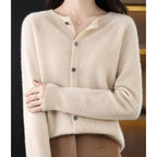 Cardigan Sweater | V-Neck Button Details | Long Sleeve