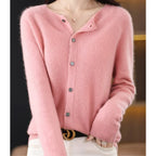 Cardigan Sweater | V-Neck Button Details | Long Sleeve