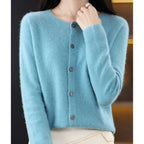 Cardigan Sweater | V-Neck Button Details | Long Sleeve