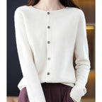 Cardigan Sweater | V-Neck Button Details | Long Sleeve