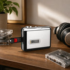 Cassette Tape Converter | Automatic USB MP3 Recorder & Plug-And-Play