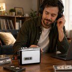 Cassette Tape Converter | Automatic USB MP3 Recorder & Plug-And-Play