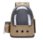 Cat Backpack | Space Capsule Design & Transparent Bubble Window