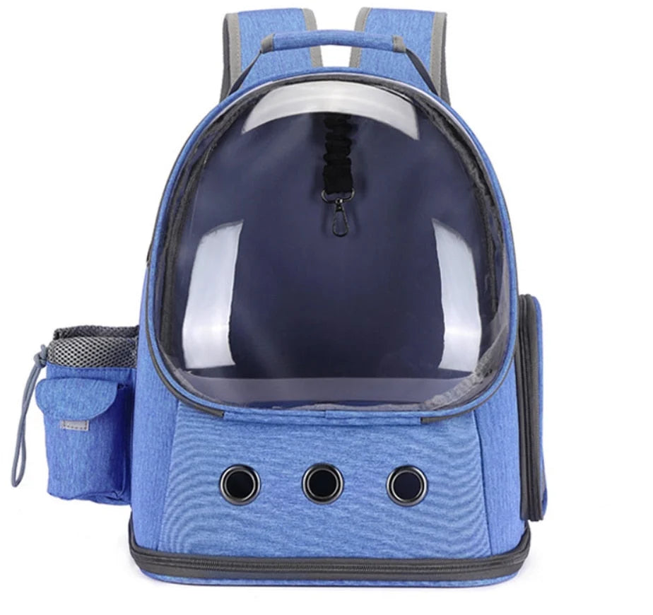 Cat Backpack | Space Capsule Design & Transparent Bubble Window