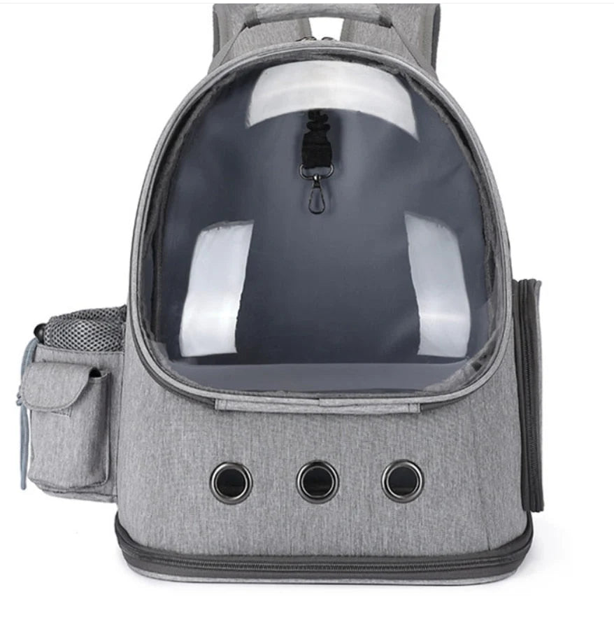 Cat Backpack | Space Capsule Design & Transparent Bubble Window
